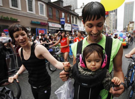 Worldwide gay pride parade