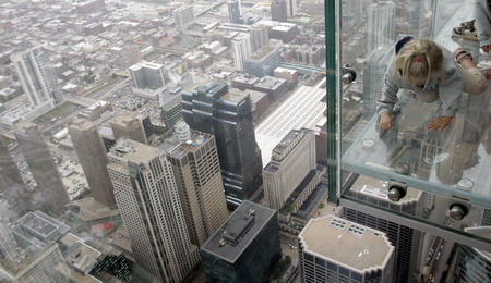 View from Chicago's 'Ledge' gets more dizzying