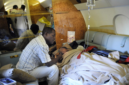 Only survior of Comoros plane crash arrives in Paris