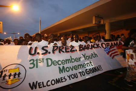In Ghana, Obama marks Africa's promise, problems