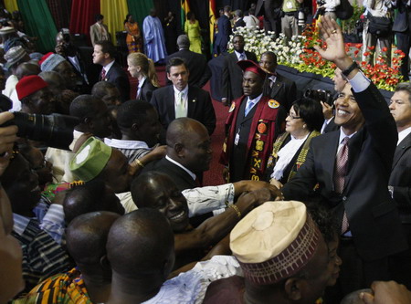 Obama's whirlwind Ghana trip