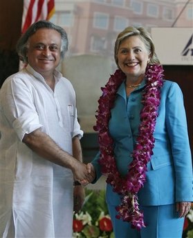 Clinton: US, India to join hands on climate change