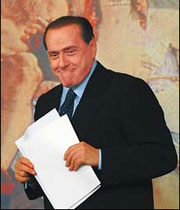 Berlusconi admits he is no saint