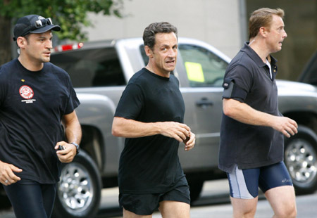 Sarkozy hospitalized after collapsing during jog