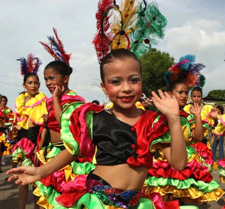 Carnival held to revive cyclone-torn town in Nicaragua