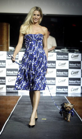 Dog fashion show in NY