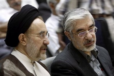 Former Iranian president calls trial a sham