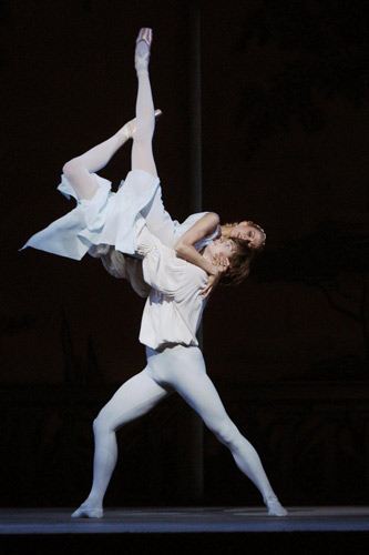 Ballet play 'Romeo and Juliet' rehearsed in London