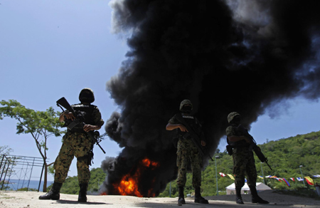 Mexico destroys 7 tons of cocaine