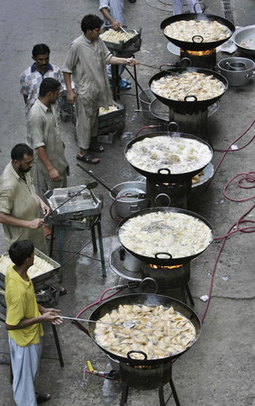 Muslims observe the holy month of Ramadan