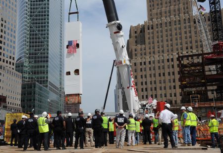 'Last Column' of WTC returned for 9/11 memorial