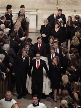 Kennedy carried to Arlington, laid beside brothers