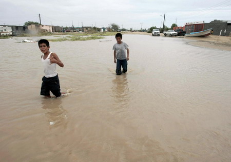 Hurricane ravaged towns in Mexico