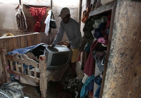 Hurricane ravaged towns in Mexico