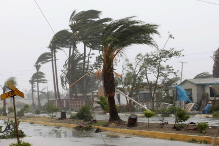 Hurricane ravaged towns in Mexico