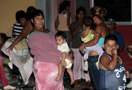 Hurricane ravaged towns in Mexico