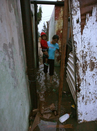 Hurricane ravaged towns in Mexico