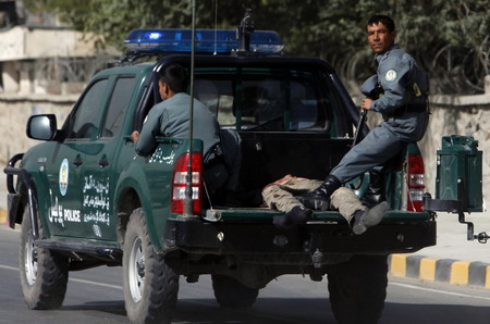 Suicide bombing hits a NATO military base in Kabul