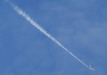 Space shuttle to land in California