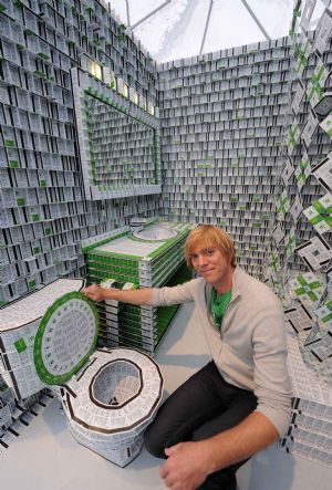 Hotel made up of 200,000 keycards