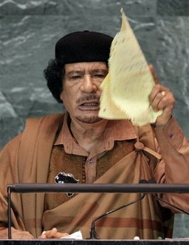 Libya blames few countries for using military power against others