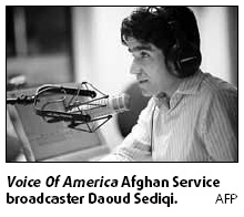 Idol host sends Afghan voice from America