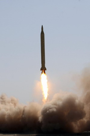 Iran test-fires long-range missile