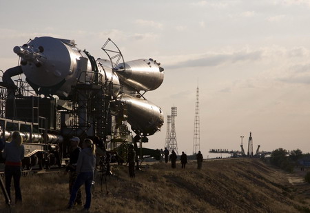 Laliberte buoyant before space launch