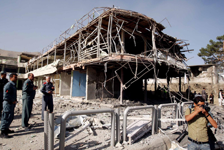 kabul blast kills 7 civilians, wounds 45 - police