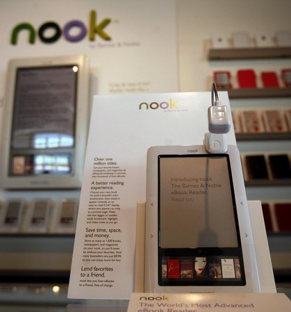 Barnes & Noble unveils new e-reader: the 'nook'