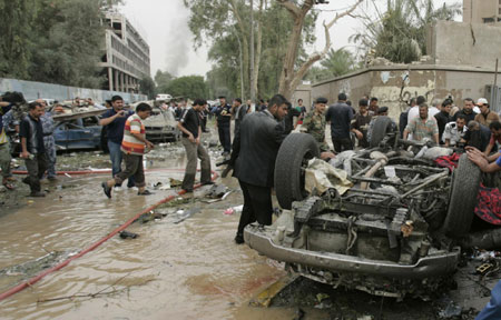 132 killed in twin Baghdad blasts