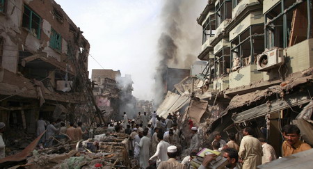Car bomb kills 86 in NW Pakistan