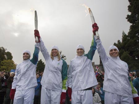 Winter Olympic Flame arrives in host Canada