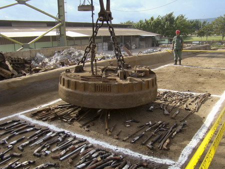 Weapons destructed in Venezuela to restrict murders