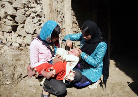 Afghanistan launches three-day polio vaccination