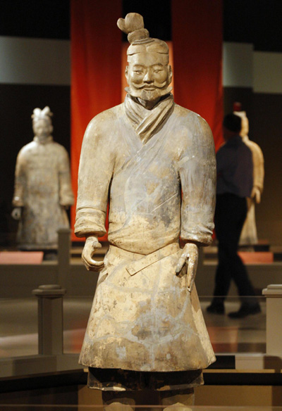 Terracotta warriors on display in US