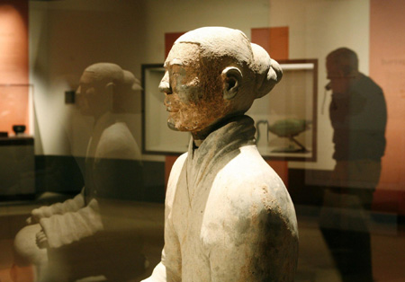 Terracotta warriors on display in US