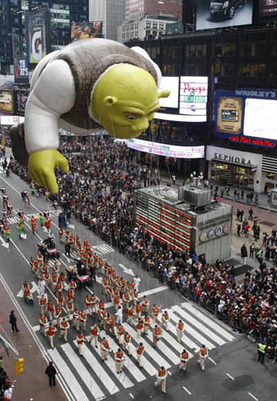 Macy's Thanksgiving day parade in New York