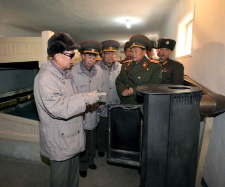 DPRK's top leader inspects Korean People's army unit 109