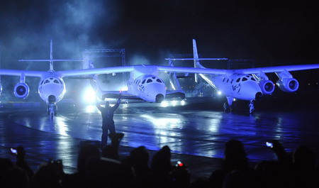 Virgin Galactic unveils commercial spaceship