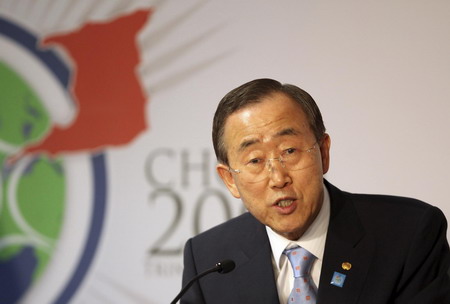 UN's Ban eyes binding climate treaty in 2010