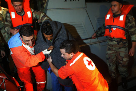 38 rescued after cargo ship sinks off Lebanon