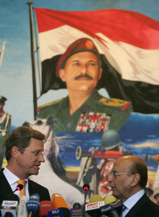 German minister in Yemen, hostages likely an issue