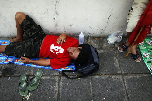 Supporters of former Thai PM held protest in C.Bangkok