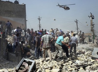 At least 7 blasts rip through Baghdad, killing 49