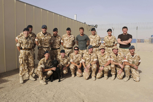 David Beckham buoys British troops in Afghanistan