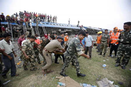 Death toll from Indian train tragedy reaches 110