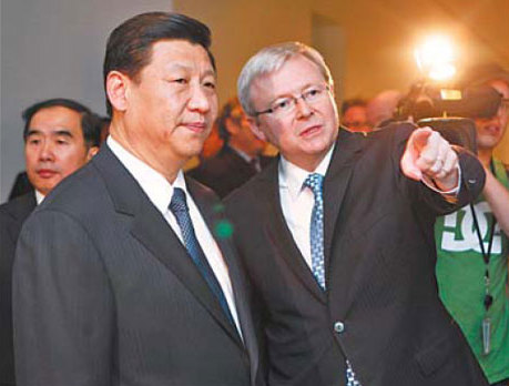 Chinese VP wants trade deal with Oz