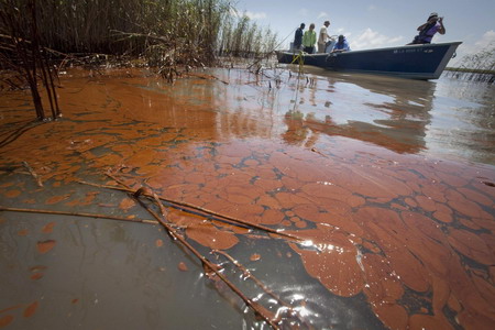 BP spill nears a somber record as Gulf's biggest