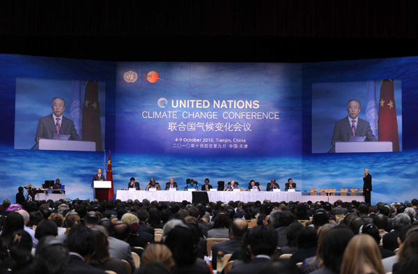 UN climate change talks open in Tianjin